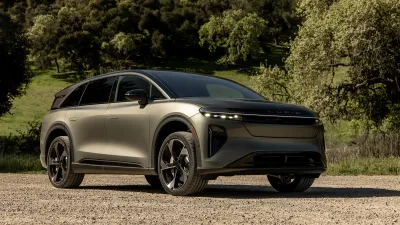 Lucid Mid-Size SUV Production Ahead of Schedule for 2026 Saudi Launch