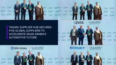 Breaking: TASARU Supplier Hub Signs 5 Global Tier-1 Suppliers for Saudi Auto Localization